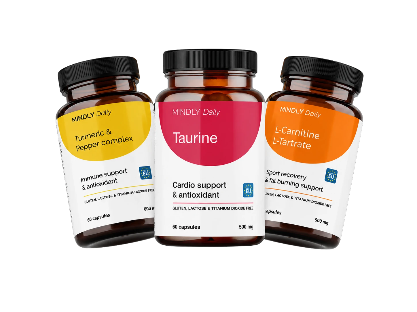 The Mindly range of supplements
